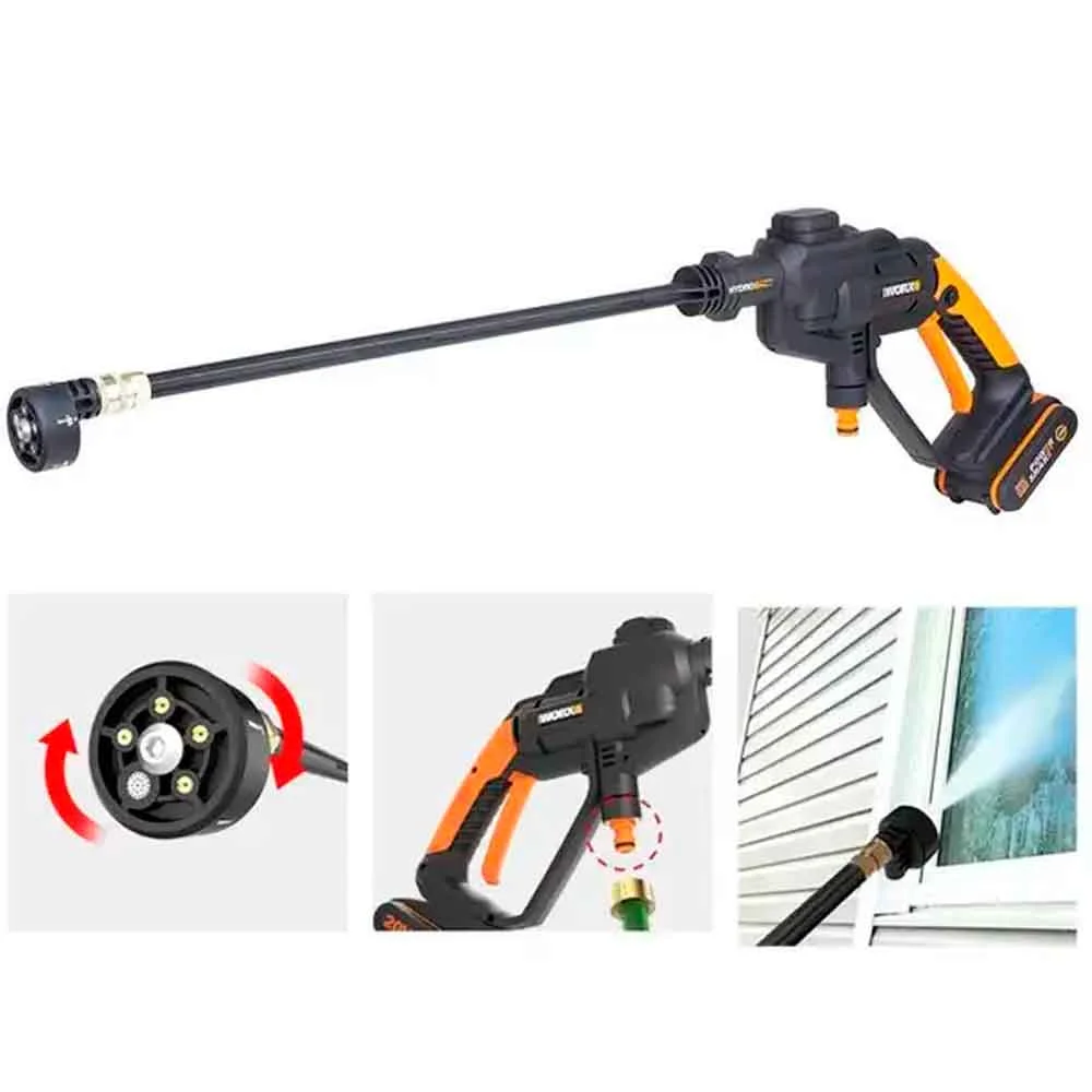 Lavadora Worx Alta Pressão Bateria WG620E 20v